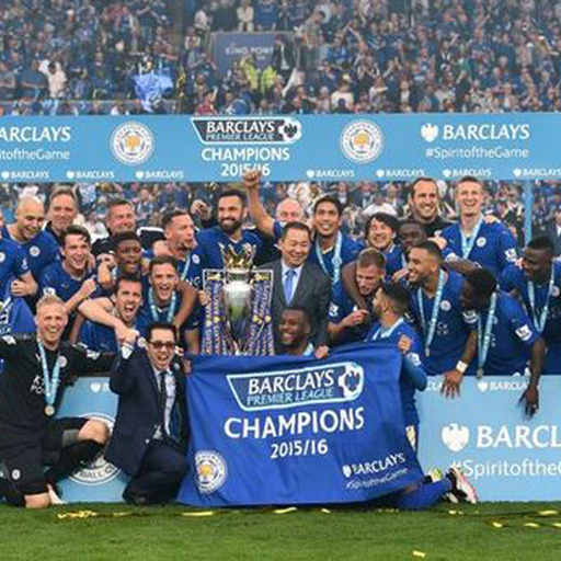 Leicester Premier League Champions, King Power Stadium, Filbert Way Leicester