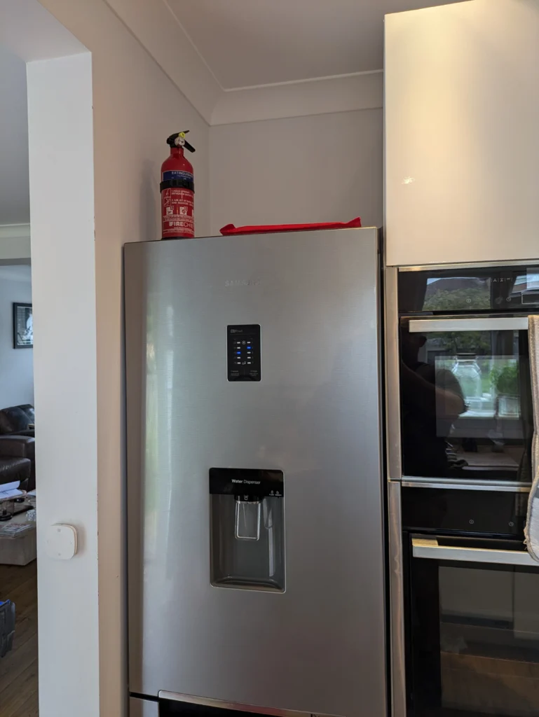 Fire extinguisher and blanket - The Ridge