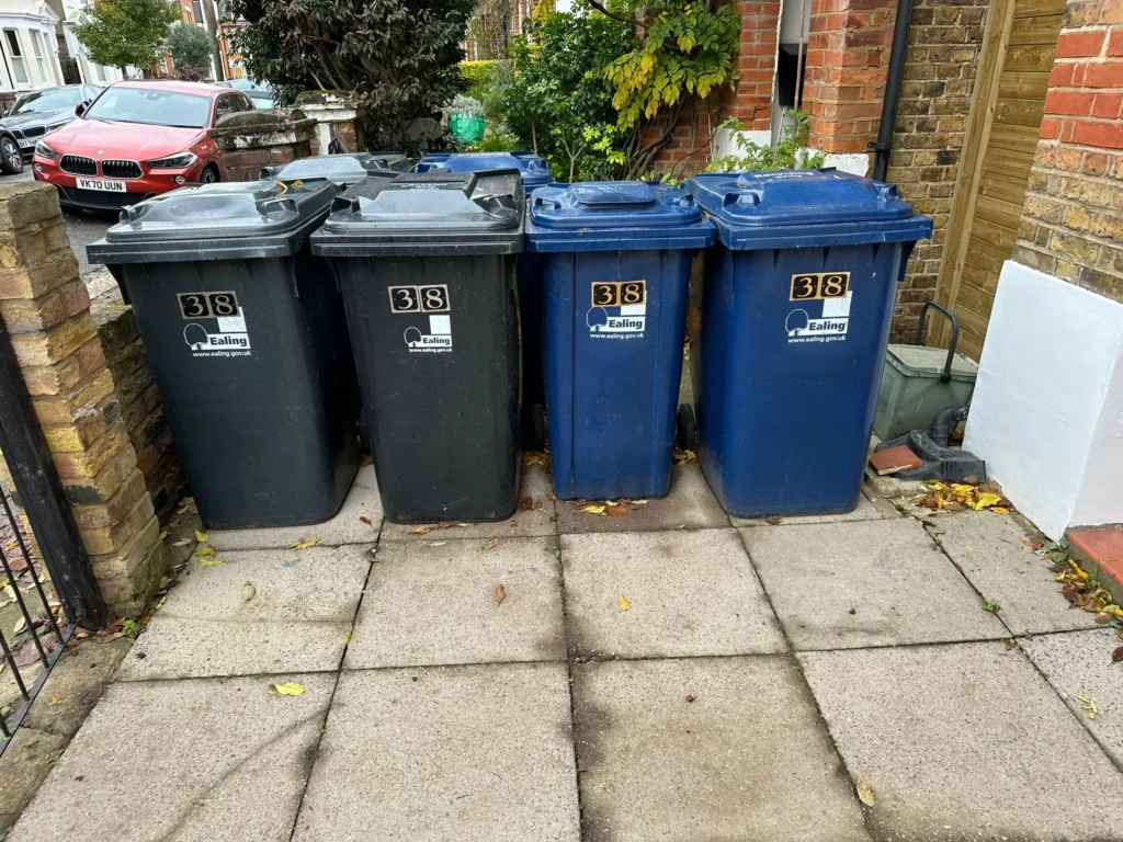 Rubbish and recycling - Lammas Park Road