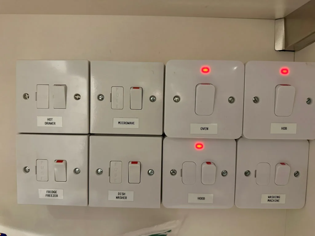 Isolator switches - Lammas Park Road