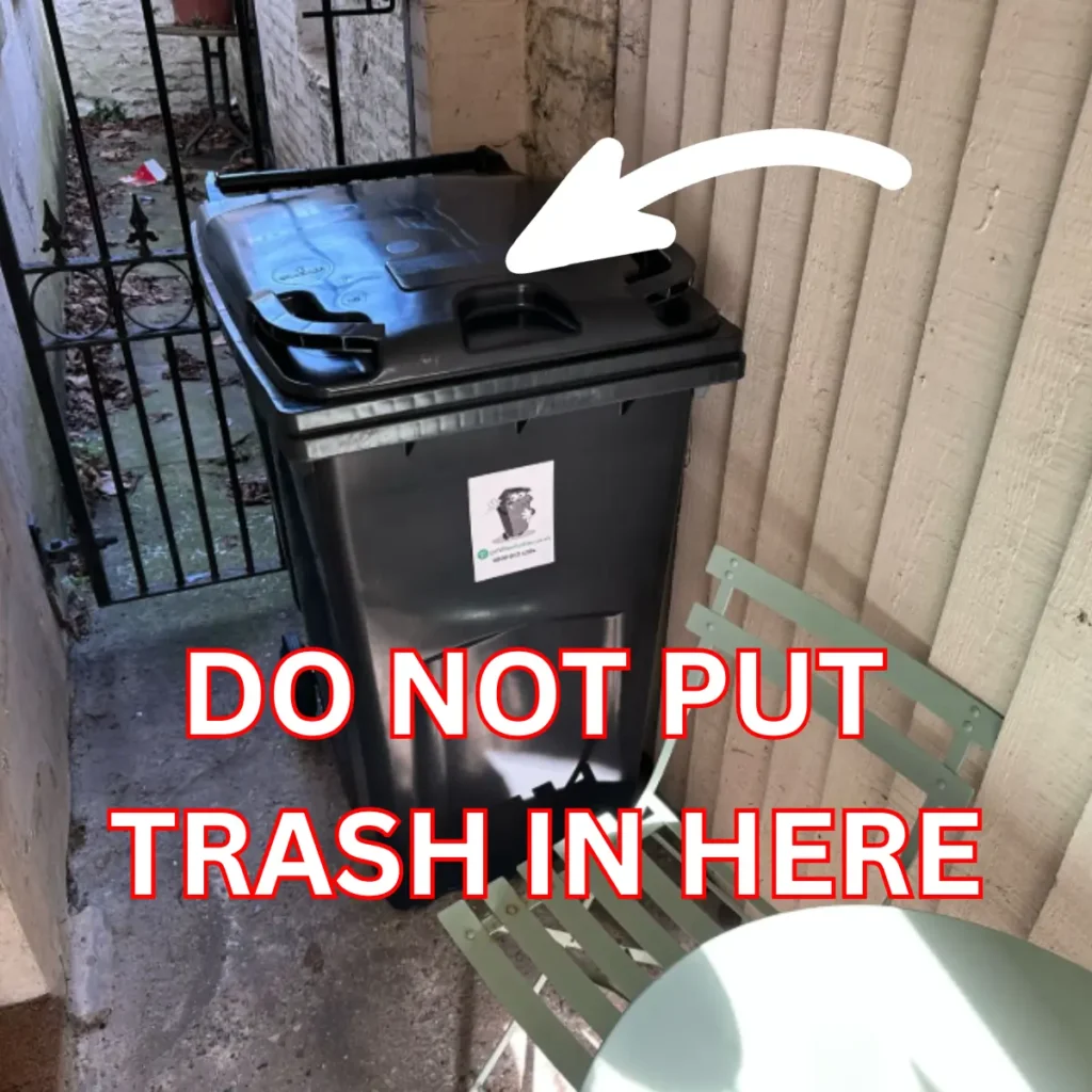 Rotary Court trash instructions