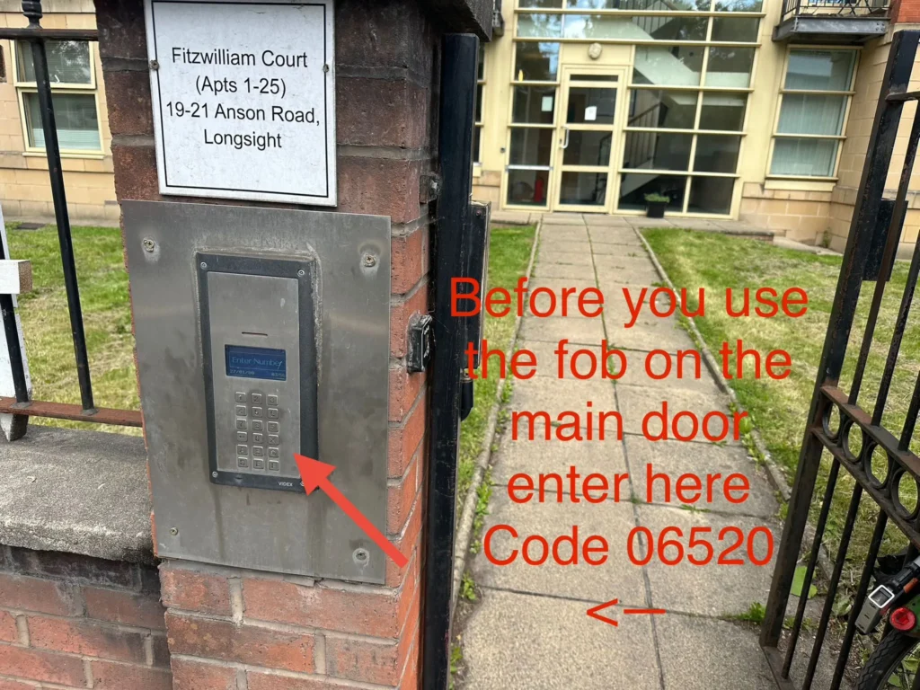 Entering the building - Fitzwilliam