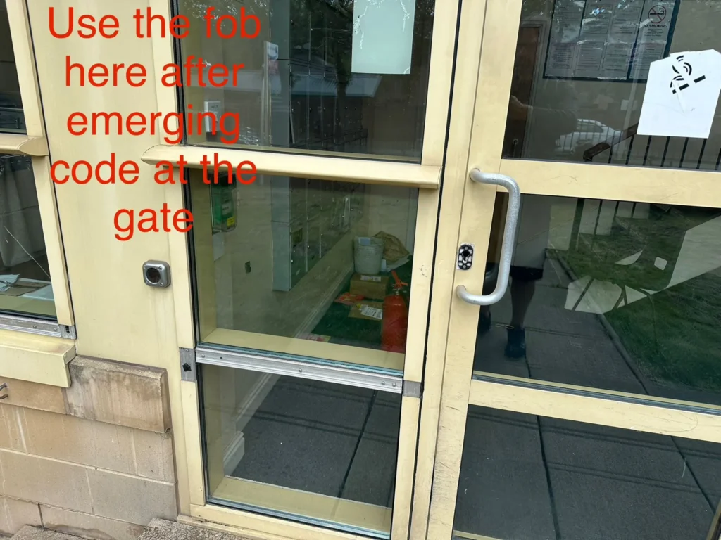 Entering the building - Fitzwilliam