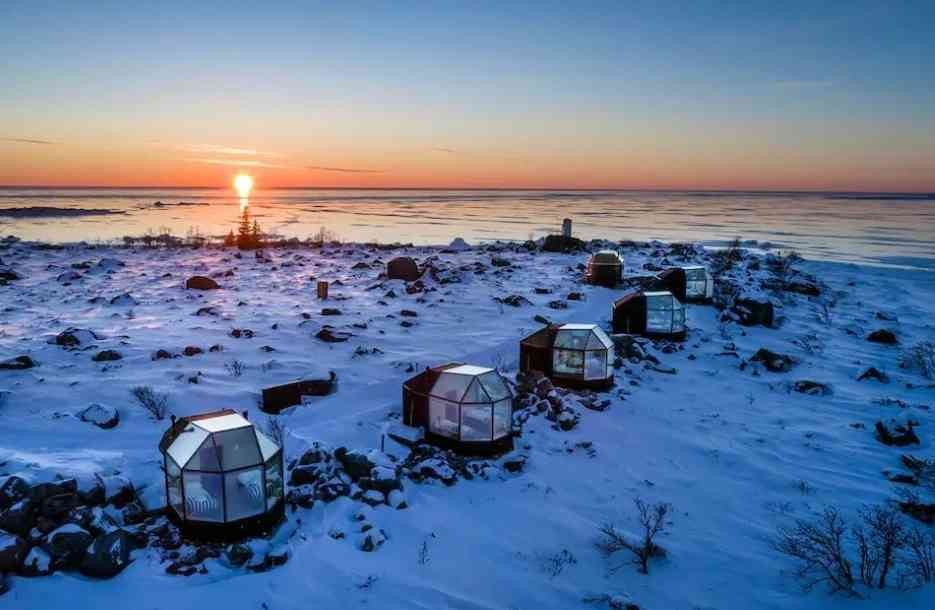 Glass igloo Finland